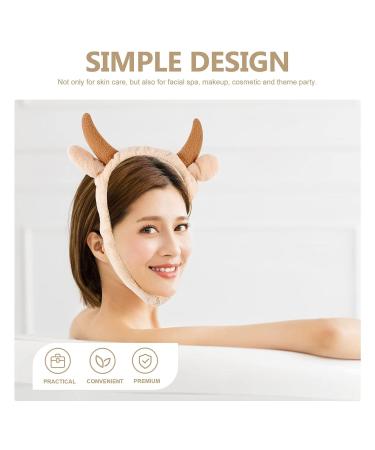 FRCOLOR 2 Pcs Milk Cow Animal Ear Spa Headband for Makeup & Skincare - Buy Online on GoSupps.com