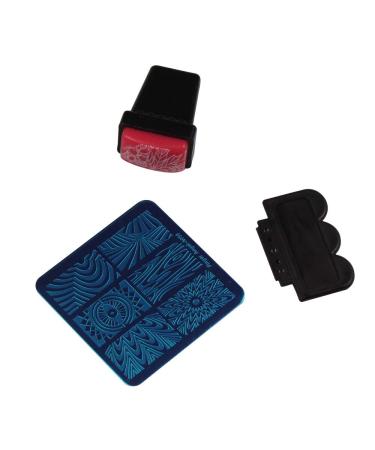 BeautyLeader 20Pcs Nail Plates + Stamper & Scraper Kit - Manicure Template Nail Art Tools (A036-55) - Buy Online on GoSupps.com