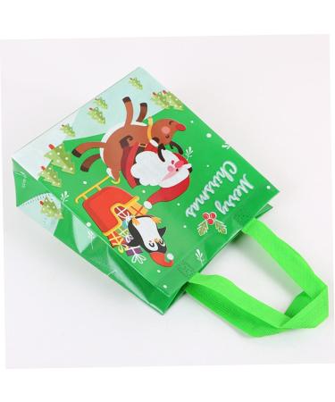 CAXUSD 12pcs Christmas Bag Candy Bags Santa Bags Xmas Candy Bag Non-woven Bags Three-dimensional - Buy Online on GoSupps.com