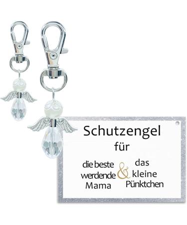 Guardian Angel Keychain Gift for Expectant Moms | Lucky Charm for Pregnancy | Ideal Baby Shower Gift - Buy Online on GoSupps.com