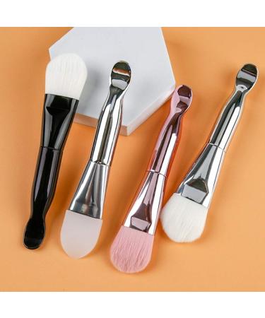 Gsrimgratoe Double-Ended Makeup Brushes Soft Bristle Silicone Brush Face Mask Brush Diy Mud Stirring Skin Cosmetic Mixing Tools - Buy Online on GoSupps.com