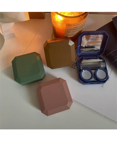 Buy Hshduti Mini Travel Contact Lens Case | Durable Holder with Mirrors Tweezers & Suction Cups - Buy Online on GoSupps.com