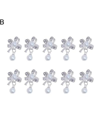 Worparsen Nail Jewelry Pendant Style Nail Art Decor DIY Manicures Gadget High Durability for Salon 1 Bag B - Buy Online on GoSupps.com