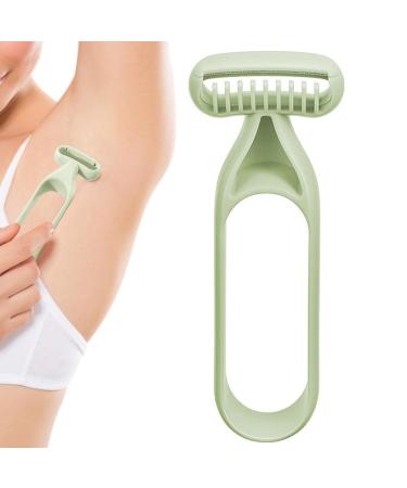 Higyee eyebrow razor for women T-type slipproof armpit hair nurser gentle razor with steel blades for trimming the eyebrows care trimmer for armpit hair