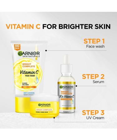 Garnier Light Complete Fairness Serum Cream 45g - Buy Online on GoSupps.com