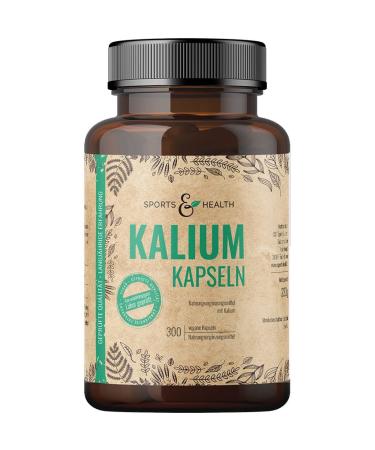 Potassium high -dose - potassium capsules - 300 capsules - vegan - free of additives - 682.2mg potassium citrate per daily dosage - Potassium Citrate - Buy Online on GoSupps.com