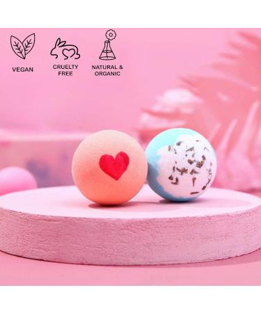 Dreamin Dreams Bath Bombs 12 PCS Gift Set - Handmade Natural & Organic with Essential Oil & Shea Butter - Perfect for SPA & Bubble Bath - Birthday Gifts for Women, Mom, Girls, Kids - Buy Online on GoSupps.com