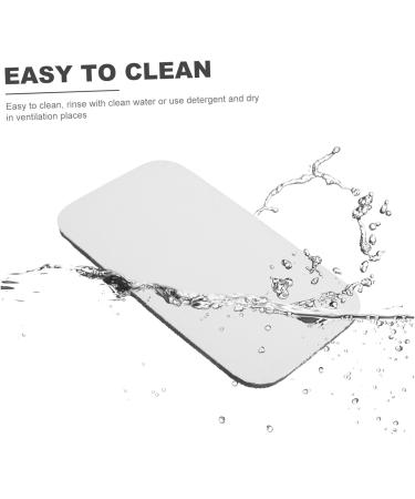 Ciieeo non-slip soap dishes for bathroom white diatomite soap soap holder Soap soap pad absorb water simple diatomite soap dishes soap box Japan Diatom mud - Buy Online on GoSupps.com