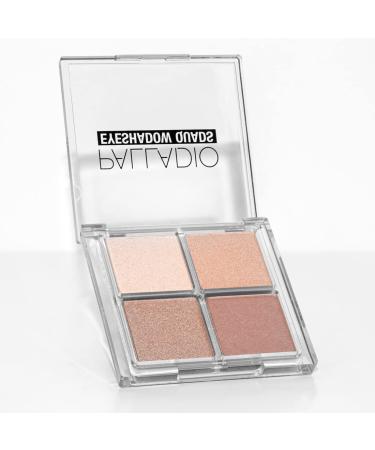 Palladio Eyeshadow Quad - Velvety Matte and Metallic Shades, Creamy Formula, Talc-Free - Ballerina Palette - Buy Online on GoSupps.com