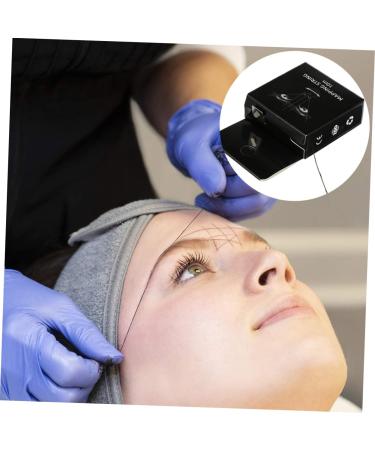 Hemoton 2pcs Ink Eyebrow Powder Stamp Kit Eyebrow Permanent Stencil Wire Ruler Eyebrow Line Simple - Buy Online on GoSupps.com