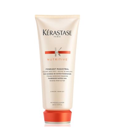 KERASTASE Nutritive Nourishing Conditioner | For Severely Dry Hair | Moisturizes and Softens | With Irisome Complex | Fondant Magistral | 6.8 Fl Oz