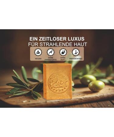  BIO JALAL Original Aleppo soap with 25% laurel oil and 75% olive oil. Two 400g Aleppo soaps for hands face body and hair. Handmade in Turkey using a traditional recipe. - Buy Online on GoSupps.com