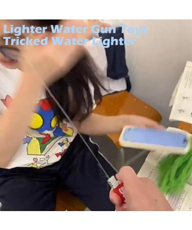 Funny Toy Water Water Spray Lighter Prank Water Shooting Toy Lighter Water Squirting Lighter Fake Lighter Manual Integrated Water Guns (3pcs) - Buy Online on GoSupps.com