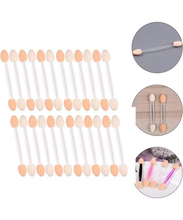FOMIYES 50pcs Two-color Eyeshadow Brush Beauty Sponges Eyeliner Wands Double-head Brush Woman Lip Brush Mix - Buy Online on GoSupps.com