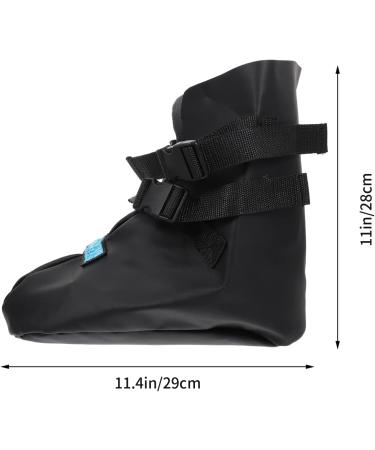 Gleavi Winter Foot Cast Sock - Plantar Fasciitis Relief, Walking Boot Shoe - Black, Large - Buy Online on GoSupps.com