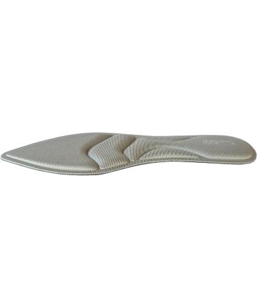 Sharp! Ultra Thin Insoles for Women - Lightweight Shoe Inserts for Heels & Flats - Business Feet | Foot Support Pain Relief Arch Support (M/S Size: W 6-8.5) - Beige/Nude - Buy Online on GoSupps.com
