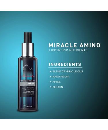 TRUSS Night Spa Serum Bundle: Overnight Hair Treatment with Amino Miracle & Heat Protectant Spray - Buy Online on GoSupps.com