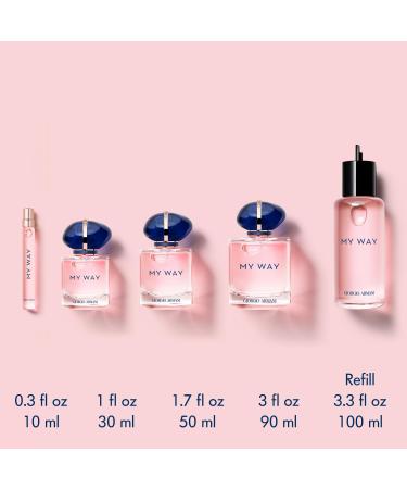 Armani Beauty - My Way - Eau de Parfum - Women's Perfume - Floral Woody Fragrance - Bergamot Orange Blossom Tuberose Jasmine Cedarwood Vanilla and White Musk Notes 1 Fl Oz (Pack of 1) - Buy Online on GoSupps.com