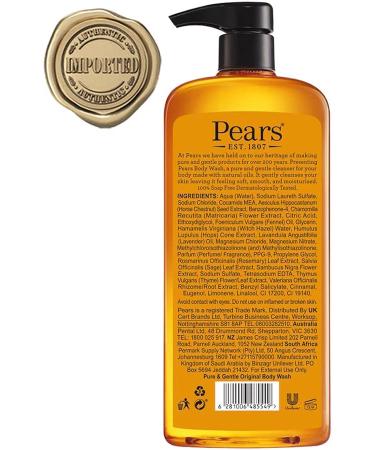 Pears Body Wash Pure and Gentle Original | One Bottle (750ml) - Buy Online on GoSupps.com