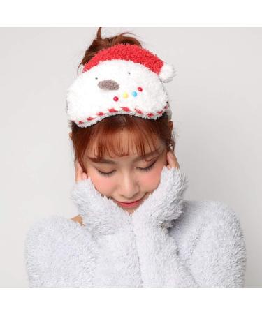 Shop 1pc Christmas Sleep Mask - Plush Eye Covers for Travel & Office | Cozy Polyester Sleeping Mask for Festive Relaxation - Buy Online on GoSupps.com