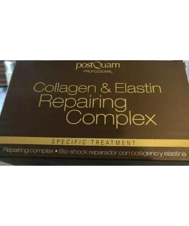 POSTQUAM Bio Shock Collagen & Elastin Repair Ampoules 12x3ml - Nourishing Facial Treatment for All Skin Types - International Shipping Available - Buy Online on GoSupps.com