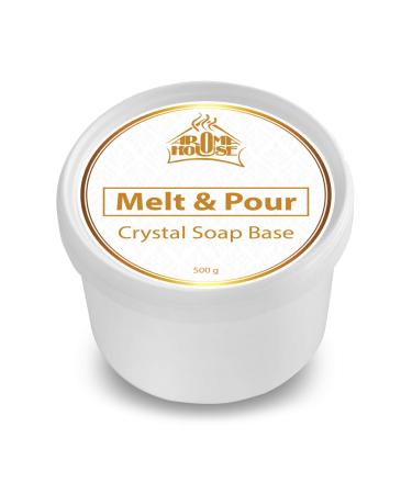 AROMATIKA Glycerine Crystal ST Soap Base 500g - Soap Base - Easy Soap Melting - Transparent - Creative Soap - Raw Soap - Make Your Own Soap - Melting Soap