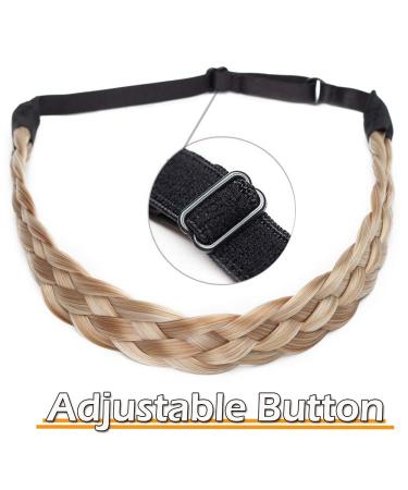 Silk-Co Women s 5-Strand Blonde Braided Hair Band - Vintage Elastic Headband for Weddings | Hair Tie & Extensions 2.5cm Wide - Buy Online on GoSupps.com