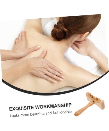 Lurrose Facial Tools - 1 Piece Handwood Gua Sha Massage Tool for Relaxation & Beauty - Manual Beech Massage Stick for Glowing Skin - Buy Online on GoSupps.com