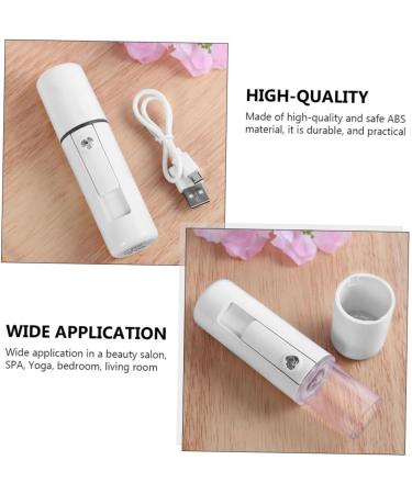 Healeved 10 Pcs Spray Meter Home Diffusers Steamer for Face Facial Tools for Skin Care Portable White Plastic 11.4X3CMx5pcs - Buy Online on GoSupps.com