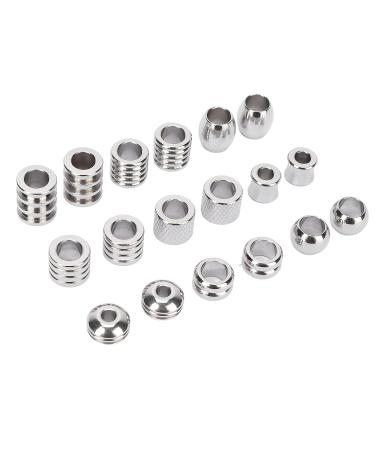 Viking Hair Pearls | 18 Premium Stainless Steel Dread Accessories for Stylish Hair - Buy Online on GoSupps.com