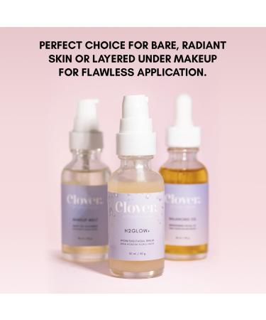 Clover H2Glow+ Hydrating Antioxidant Serum | Deep Moisturizing Anti-Aging Facial Serum | Hydrate Layers of Dry Skin Plump and Smooth Fine Lines | Cruelty-Free & Vegan - 30ml - Buy Online on GoSupps.com