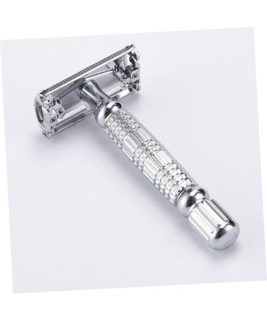 Angoily 3-Stage Manual Razor - Classic Double-Sided Shaver for Men - Premium Facial & Beard Grooming - Buy Online on GoSupps.com