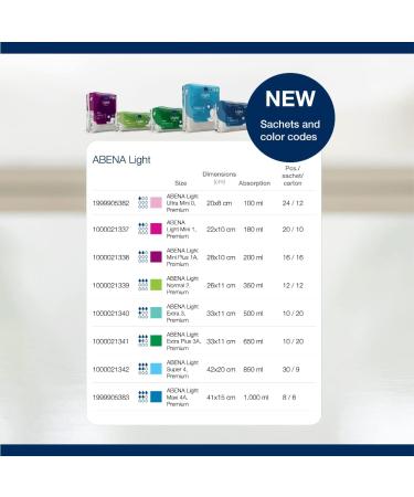 Abena Eco-Friendly Women's Incontinence Pads - Fast Absorption & Protection - Mini Plus 1A 200ml 16PK - Buy Online on GoSupps.com