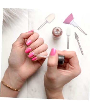 Ipetboom 2 Boxes Nail Kit Nail Polishing Head Nail Accessories Electric Nail Art Kit Lip Gloss Kit Carbide Drill Bit Nail Drill Bits Rotary Tool To Rotate White Manicure Stick - Buy Online on GoSupps.com