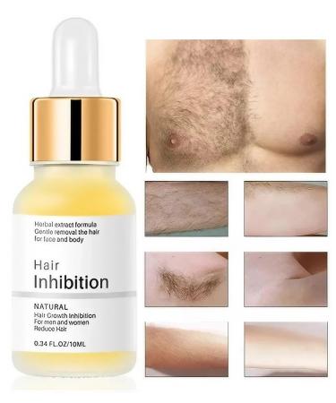 al badil Hair Regrowth Serum Hair Inhibitor Serum for Women and Men Painless Fast Result Fight Ingrown Hair