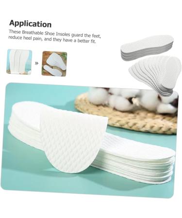 NOLITOY 100 Pairs Thin Insoles - Comfortable Summer Shoe Inserts Non-Slip Sweat-Absorbing Relief Shoe Pads for All-Day Comfort - Buy Online on GoSupps.com