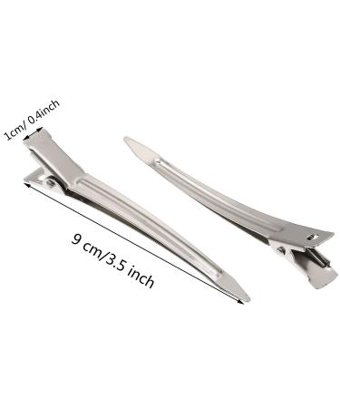 Hicarer 3.5 Metal Curl Clips Duck Bill Sectioning Alligator Hair Clips (24 Pieces) - Buy Online on GoSupps.com