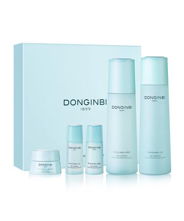 DONGINBI Hydra Bounce Korean Skin Care Set - Face Toner  Lotion  and Moisturizer with Red Ginseng and Hyaluronic Acid for Soft  Supple  and Hydrated Skin - Korean Face Moisturizer