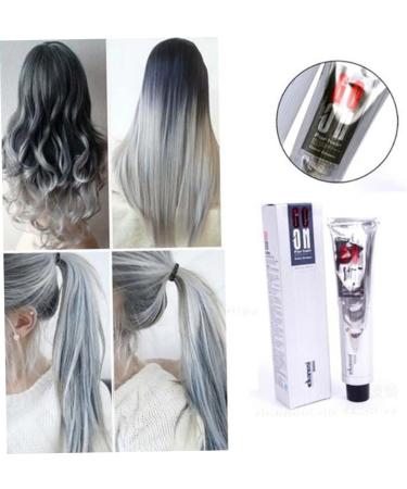 1PC Natural Hair Dye Cream Unisex Hair Color Dye Styling Cream Ash Grey Hair Original Formula Tint For Man And Women  - Buy Online on GoSupps.com