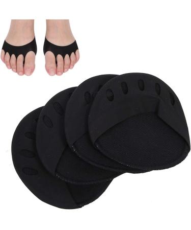 High-Quality Forefoot Shoe Insoles | Soft Elastic Inserts for High Heels & Casual Shoes - Black - Buy Online on GoSupps.com