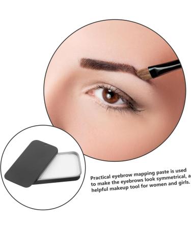 FRCOLOR Tools Brow Mapping Paste for Women Eyebrow Cream White Box Miss Painting Brow Cream Eyebrow Shape 6.00X3.40X1.20CM Black - Buy Online on GoSupps.com