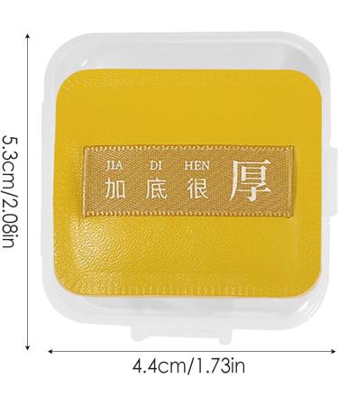 WELTS Powder Puff for Women Wet and Dry Powder Puff for Women - Portable Powder Puff for Dating Party Prom Skin Friendly Make Up Sponges for Home Yellow-L - Buy Online on GoSupps.com