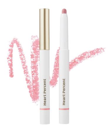 Heart Percent Dote On Mood Lip Pencil  Long-Lasting Creamy Lip Crayon Smooth Color Liner Retractable Lipstick Pencil 0.8g  02. Creamy Pink 02. Creamy Pink