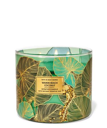 White Barn Waikiki Beach Coconut 3-Wick Candle 14.5 Ounce