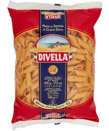  Italian Gourmet E.R. Divella Mezze Penne Rigate No. 42 Pack of 10 durum wheat semolina pasta 500g + Italian Gourmet Polpa di Pomodoro 400g - Buy Online on GoSupps.com