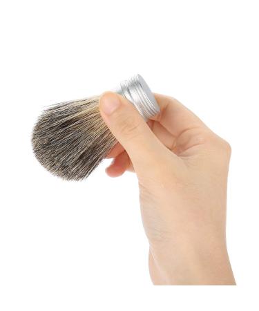 Reiner Dachshaar Razi Brush - Premium Men's Razor Brush with Aluminum Handle for Luxurious Shaving Foam | Perfect for Home Salon & Travel Gifts - Buy Online on GoSupps.com