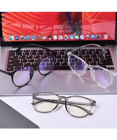 Aomig Blue Light Glasses (3PC) Unisex Gaming & Reading Glasses | Eye Protection & Relief | Black/Gray/White Options - Buy Online on GoSupps.com