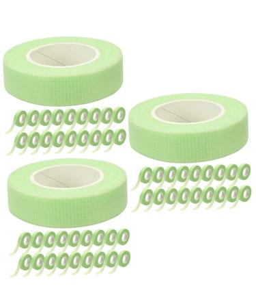 POPETPOP 60 Rolls Lash Extension Supplies Eyelash Grafting Tape Green Lash Tape Eyelash Fabric Tape Eyelash Supplies Eyelash Tape for Lash Extensions Non-woven Fabric Makeup Belt