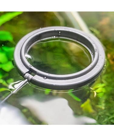 YIUIRUOI 2 Pieces Aquarium and Tank Floating Rings Food Feeders with Suction Cup Fish Food Feeders with Suction Cup (Black) - Buy Online on GoSupps.com