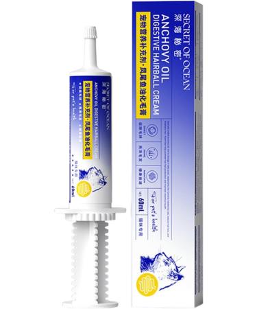 Anti Hairball Cat Paste - Anti Hairball Gel Anti Hairball Control Nutritious Natural and Effective Supplement for Healthy Tissue and Kitten 60ml - Buy Online on GoSupps.com